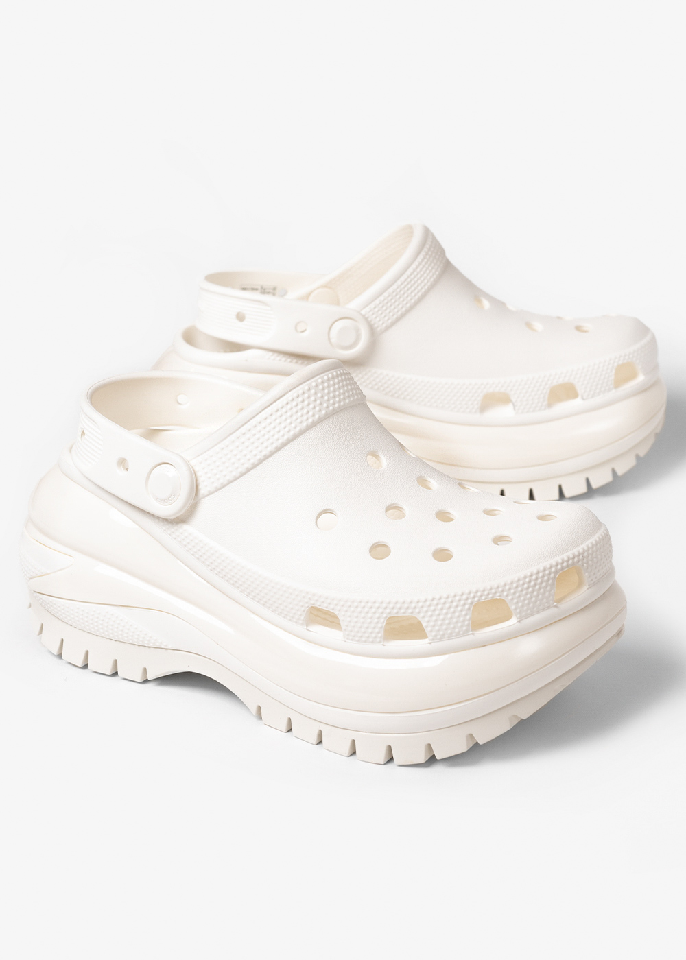 Klapki Damskie Crocs Classic Mega Crush Clog Sneaker Peeker