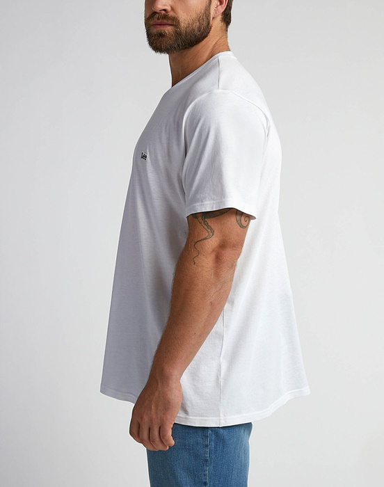 Koszulka męska LEE SS PATCH LOGO TEE WHITE 