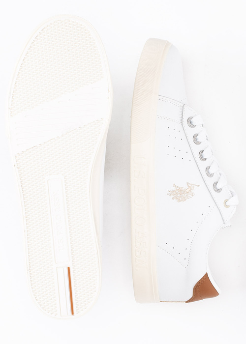 Sneakersy męskie U.S. POLO MARCX001M/3Y3 WHI 