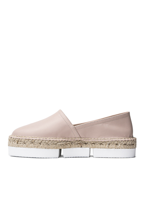 Espadryle damskie beżowe Love Moschino JA10213G0EIE0609