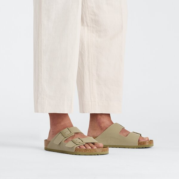 Klapki damskie BIRKENSTOCK ARIZONA BF FADED KHAKI  