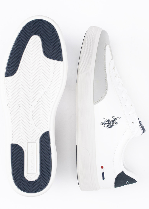Sneakersy męskie U.S. POLO BRYAN002M/3YS1 WHI 