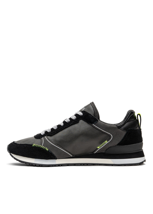 Sneakersy męskie multi czarne Guess New Glorym