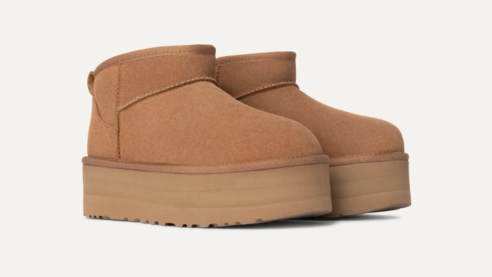 UGG W CLASSIC ULTRA MINI PLATFORM Buty zimowe damskie brązowe
