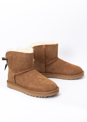 Buty zimowe damskie UGG W Mini Bailey Bow II (1016501-CHE)