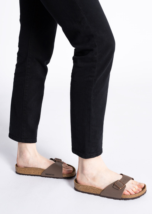 Birkenstock Madrid BFBC Klapki damskie brązowe