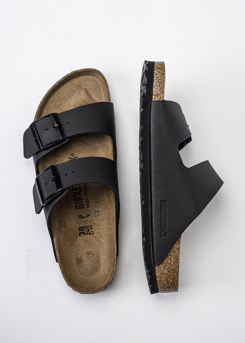 Klapki damskie czarne Birkenstock Arizona BF