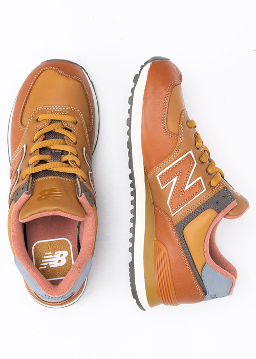 New Balance ML574OMA Sneakersy męskie brązowe