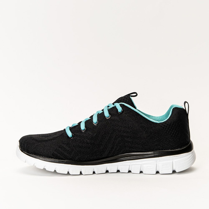 Buty treningowe damskie Skechers Graceful Get Connected (12615/BKTQ)