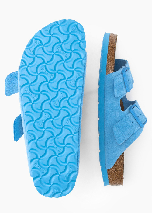 Klapki damskie niebieskie BIRKENSTOCK ARIZONA SFB VL 