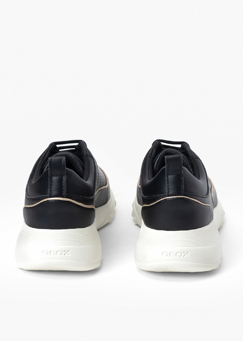 Sneakersy damskie czarne GEOX D ALLENIEE