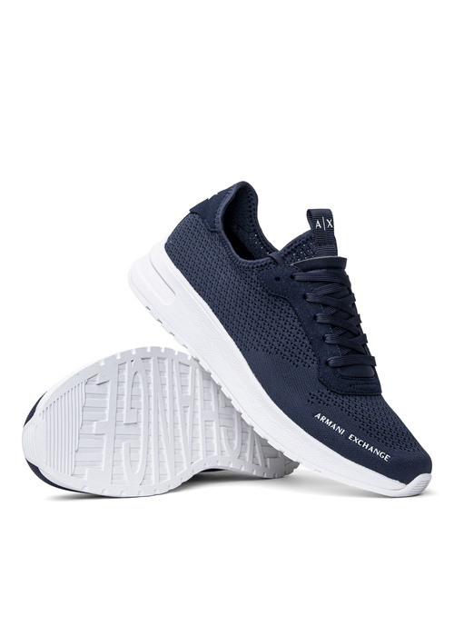 Sneakersy męskie granatowe Armani Exchange XUX128 XV548 00637