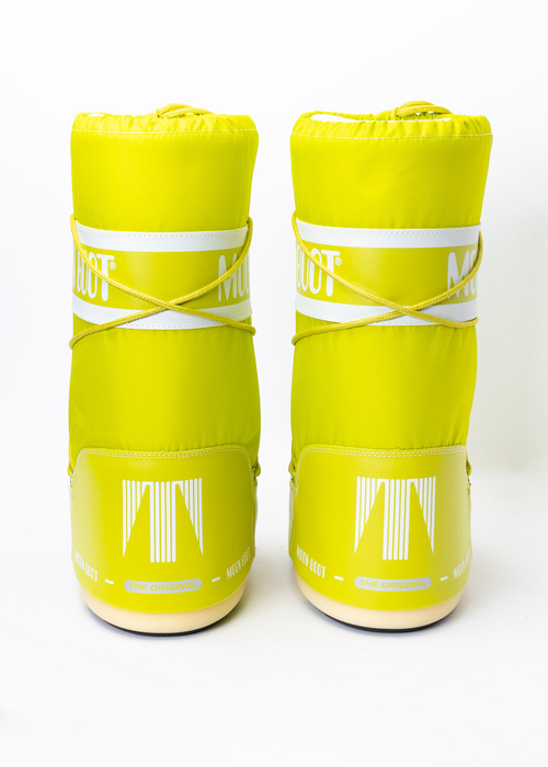 Śniegowce damskie zielony Moon Boot Nylon Lime