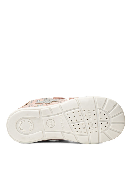 GEOX B Elthan Girl Sneakersy dziecięce beżowe