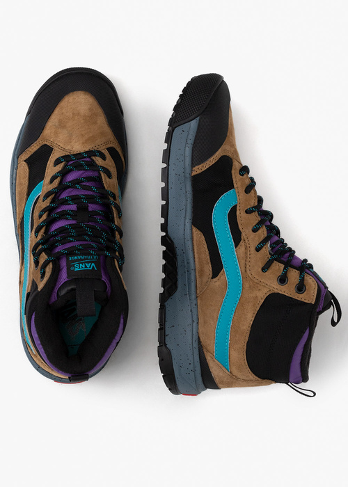 Sneakersy męskie brązowe VANS UA ULTRARANGE EXO HI MTE-1 