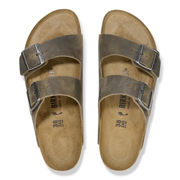 Birkenstock Arizona LEOI Faded Klapki damskie khaki