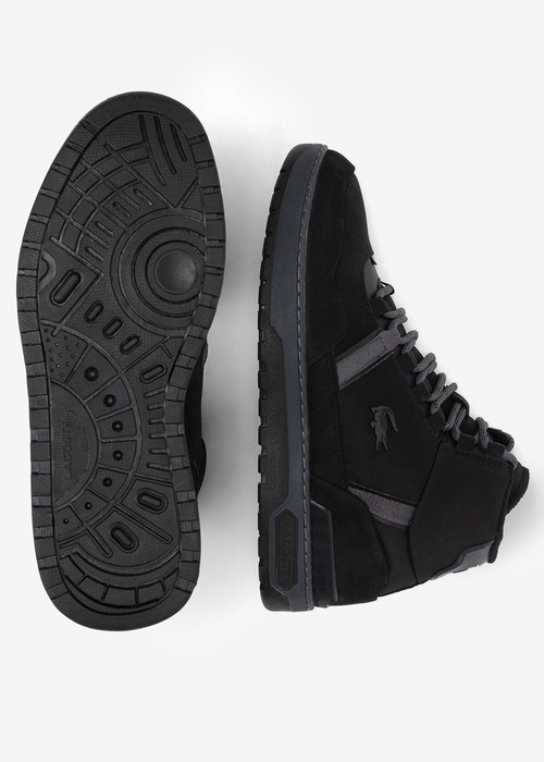 Sneakersy męskie czarne LACOSTE T-CLIP 