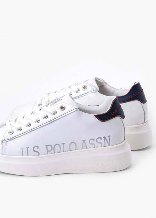 Sneakersy damskie U.S. POLO CARDI010LTH-WHI-DBL0 Sneakersy damskie 