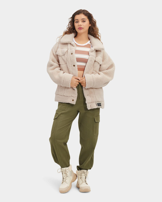 Kurtka damska UGG W FRANKIE SHERPA TRUCKER JACKET