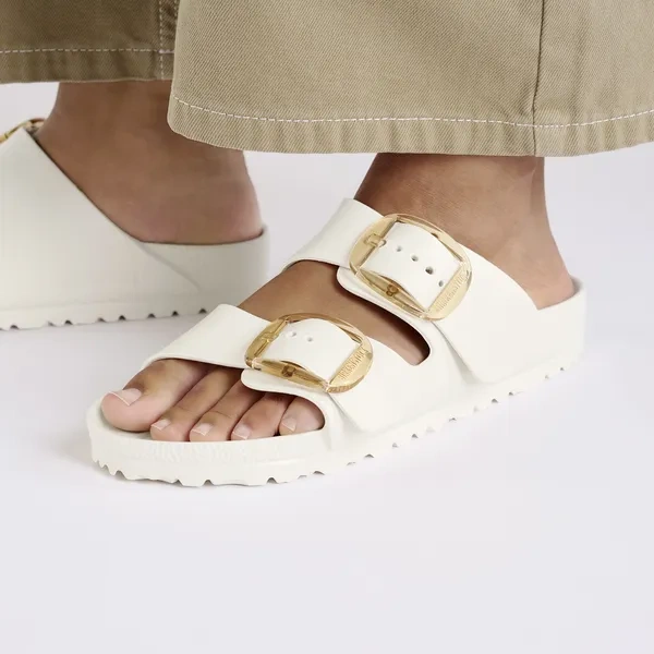 BIRKENSTOCK Arizona Big Buckle EVA Eggshell Klapki damskie