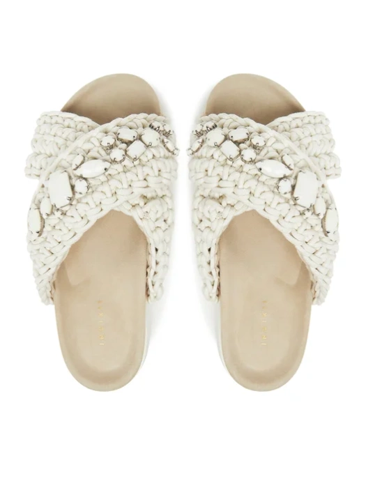 Inuikii WOVEN STONES PLATFORM Klapki damskie