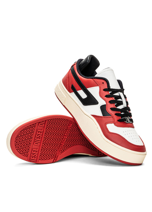 Sneakersy męskie czerwone Diesel S-Ukiyo Low