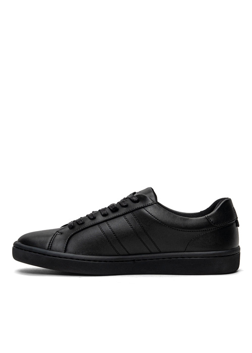 Sneakersy męskie BOSS Ribeira Czarny