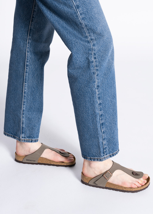 Birkenstock Gizeh BFBC Japonki damskie szare
