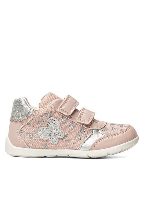 GEOX B Elthan Girl Sneakersy dziecięce beżowe