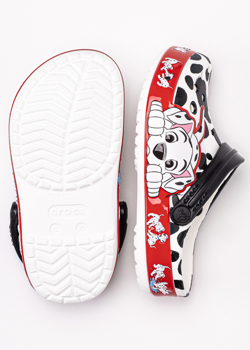 Klapki dziecięce kolorowe Crocs Fun Lab 101 Dalmatians Clog T