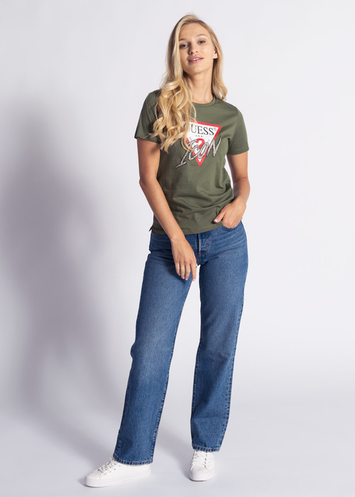 Koszulka damska Guess Ss Cn Icon Tee (W1YI0YI3Z00-G8DO)