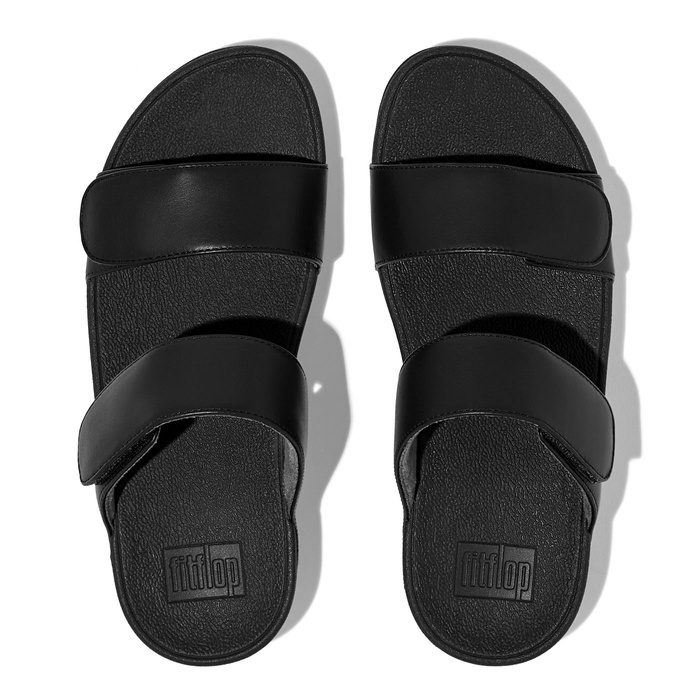 Sandały damskie FITFLOP LULU ADJUSTABLE LEATHER SLIDES