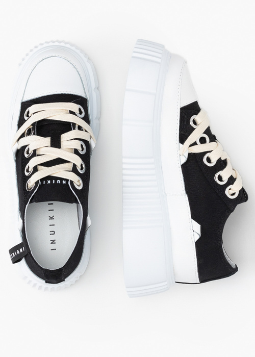 INUIKII MATILDA CANVAS LOW 23 Sneakersy damskie czarne