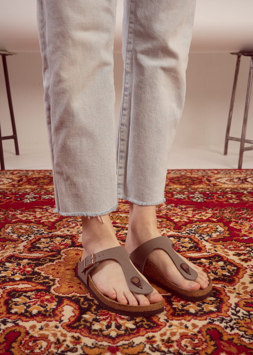 Birkenstock Gizeh BFBC Japonki damskie szare