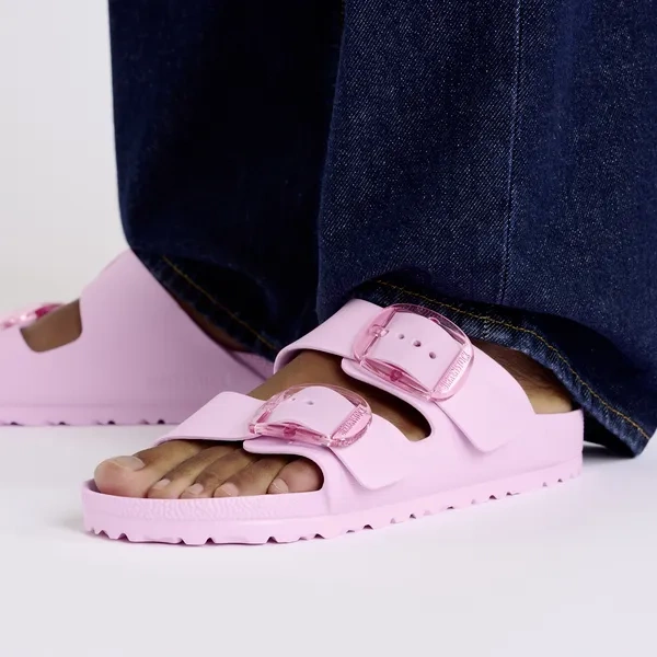BIRKENSTOCK Arizona Big Buckle EVA Fondant Pink Klapki damskie