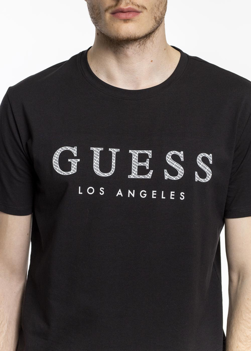 Koszulka męska Guess CN SS Named Tee (M01I54J1300-JBLK)