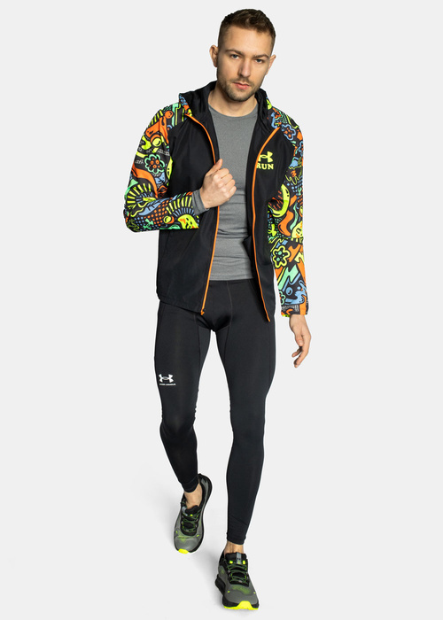 Legginsy treningowe męskie czarne Under Armour ColdGear Leggings