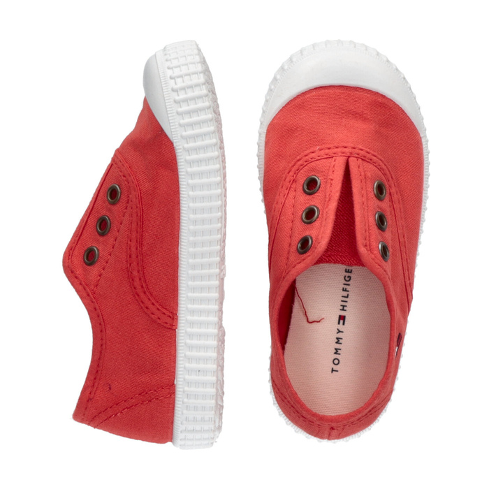 Sneakersy dziecięce TOMMY HILFIGER LOW CUT EASY-ON SNEAKER