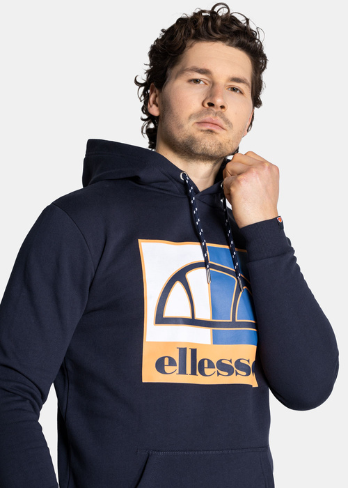 Bluza z kapturem męska Ellesse Labus OH Hoody Regular Fit Granatowy