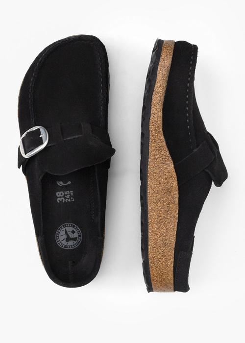 Klapki damskie czarne BIRKENSTOCK BUCKLEY LEVE 