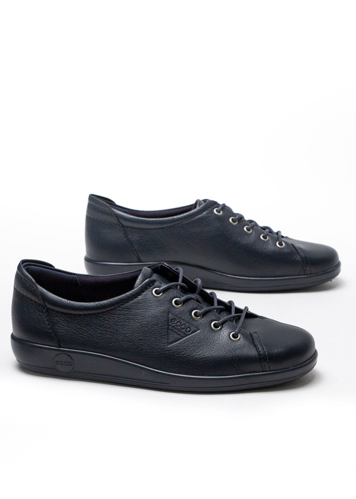 Sneakersy damskie granatowe ECCO Soft 2.0