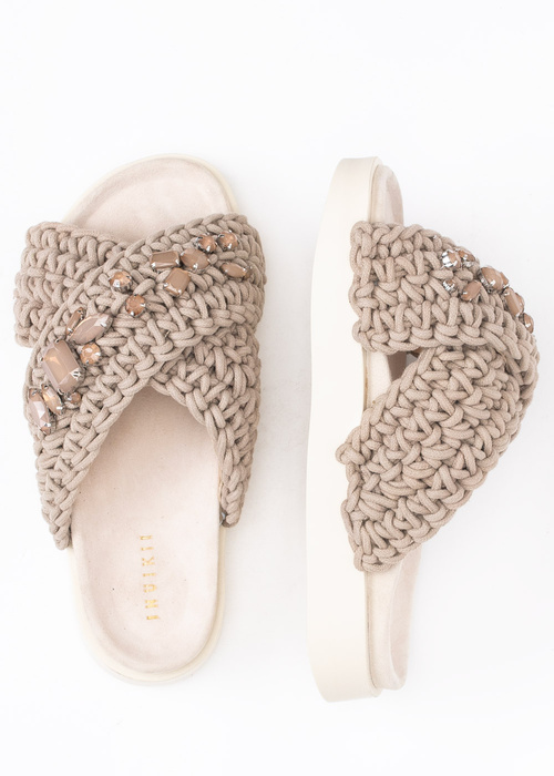INUIKII WOVEN STONES Klapki damskie