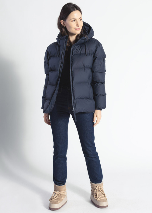 Kurtka zimowa unisex granatowa Rains Puffer Jacket
