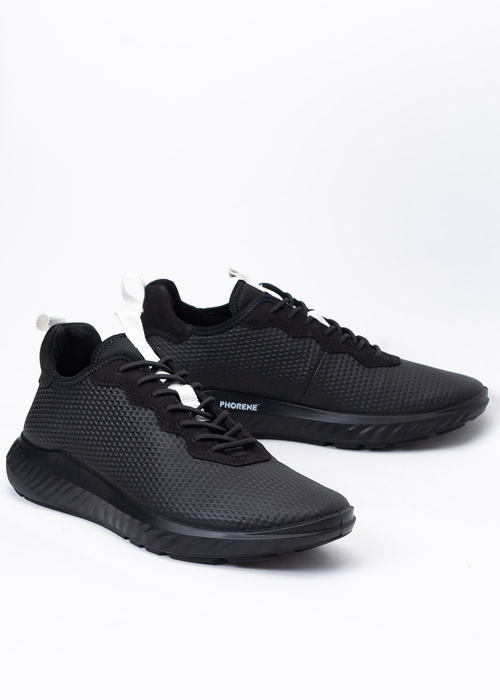 Sneakersy męskie czarne ECCO ATH-1FM SNEAKER 