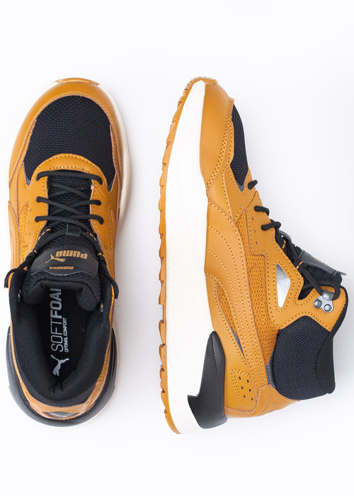 Sneakersy męskie brązowe PUMA X-RAY SPEED MID WTR