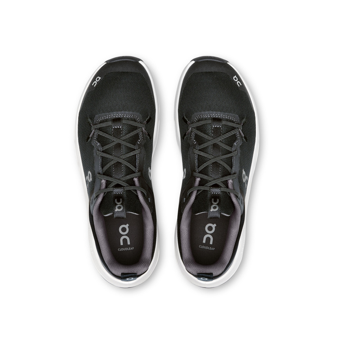 Buty sportowe dziecięce ON Cloudleap Y Black | White
