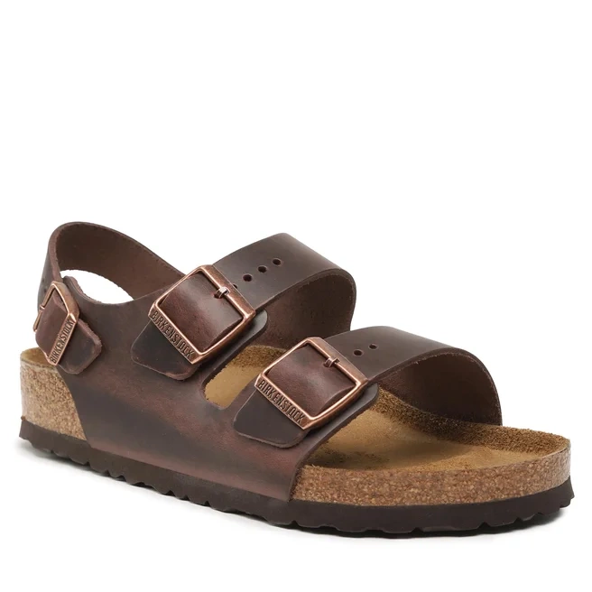 Birkenstock Milano LE Sandały unisex brązowe
