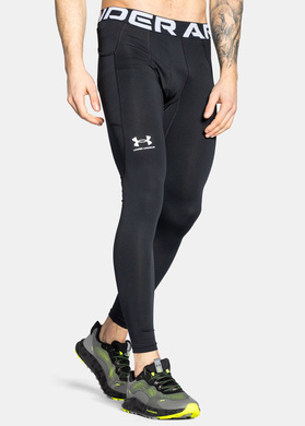 Legginsy treningowe męskie czarne Under Armour ColdGear Leggings