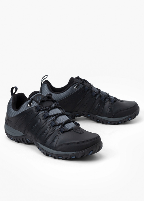 Buty trekkingowe męskie czarne Columbia Woodburn II Waterproof