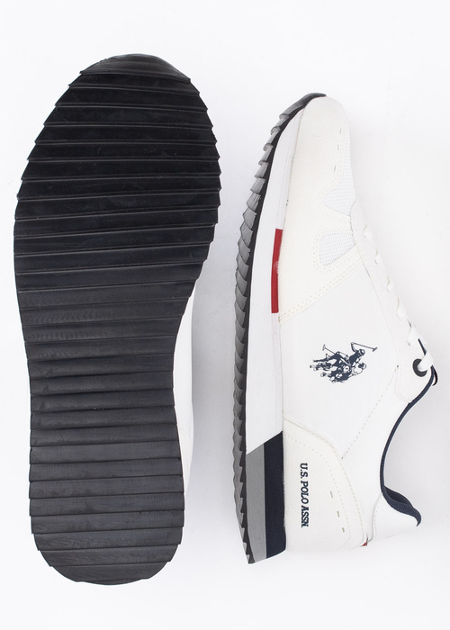 Sneakersy męskie U.S. POLO BALTY001M/3TY2 WHI 